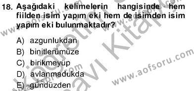 Türk Edebiyatının Mitolojik Kaynakları Dersi 2013 - 2014 Yılı (Vize) Ara Sınavı 13. Soru