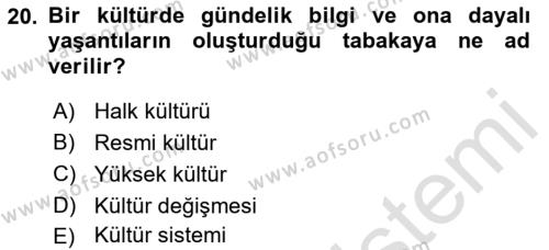 Türk Edebiyatının Mitolojik Kaynakları Dersi 2015 - 2016 Yılı (Final) Dönem Sonu Sınavı 20. Soru
