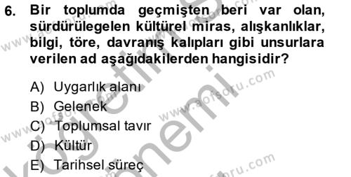 Cumhuriyet Dönemi Türk Şiiri Dersi 2014 - 2015 Yılı (Final) Dönem Sonu Sınavı 6. Soru