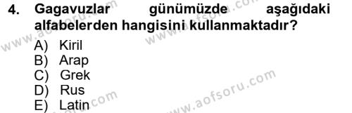 Çağdaş Türk Edebiyatları 1 Dersi 2012 - 2013 Yılı (Final) Dönem Sonu Sınavı 4. Soru