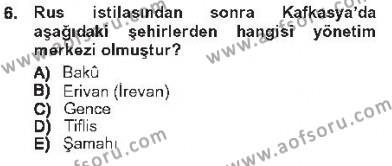 Çağdaş Türk Edebiyatları 1 Dersi 2012 - 2013 Yılı Tek Ders Sınavı 6. Soru