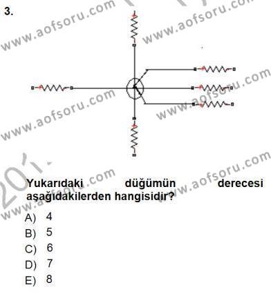 Devre Analizi Dersi 2012 - 2013 Yılı (Final) Dönem Sonu Sınavı 3. Soru