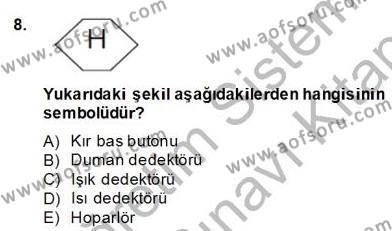 Elektrik Tesisat Planları Dersi 2013 - 2014 Yılı (Final) Dönem Sonu Sınavı 8. Soru