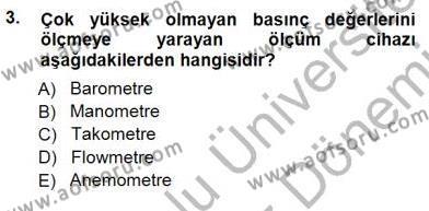Enerji Analizi Dersi 2012 - 2013 Yılı (Final) Dönem Sonu Sınavı 3. Soru