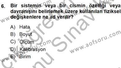 Enerji Analizi Dersi 2013 - 2014 Yılı (Final) Dönem Sonu Sınavı 6. Soru