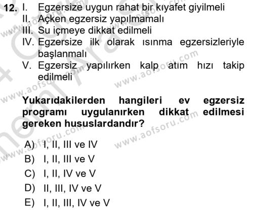 Ev Teknolojisi Dersi 2023 - 2024 Yılı (Vize) Ara Sınavı 12. Soru