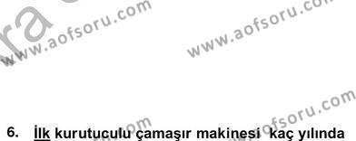 İş Etüdü Dersi 2012 - 2013 Yılı (Vize) Ara Sınavı 7. Soru