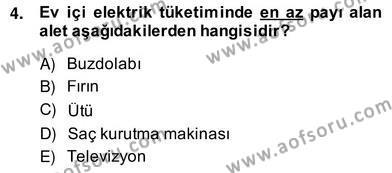 İş Etüdü Dersi 2013 - 2014 Yılı (Vize) Ara Sınavı 4. Soru