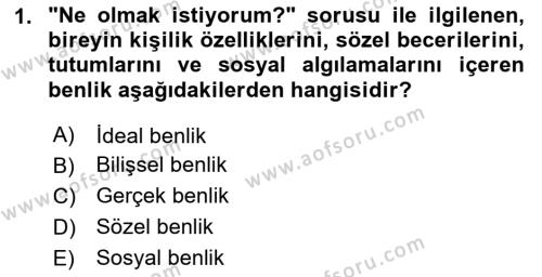 Tüketim Bilinci ve Bilinçli Tüketici Dersi 2020 - 2021 Yılı Yaz Okulu Sınavı 1. Soru