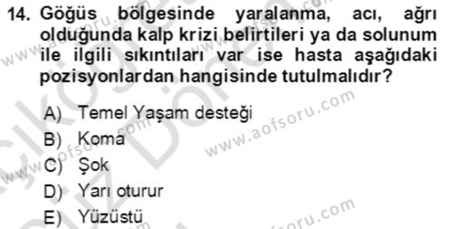 Toplumsal Yaşamda Aile Dersi 2021 - 2022 Yılı (Vize) Ara Sınavı 14. Soru