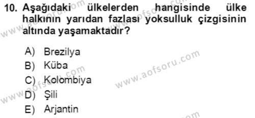 Aile Ekonomisi Dersi 2022 - 2023 Yılı (Vize) Ara Sınavı 10. Soru