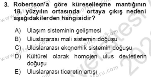 Aile Ekonomisi Dersi 2022 - 2023 Yılı (Vize) Ara Sınavı 3. Soru