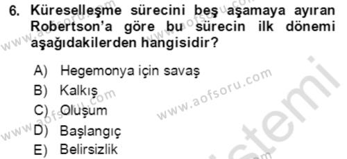 Aile Ekonomisi Dersi 2022 - 2023 Yılı (Vize) Ara Sınavı 6. Soru