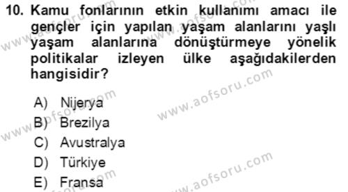 Aile Ekonomisi Dersi 2022 - 2023 Yılı Yaz Okulu Sınavı 10. Soru