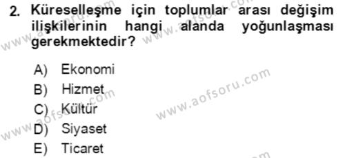 Aile Ekonomisi Dersi 2022 - 2023 Yılı Yaz Okulu Sınavı 2. Soru