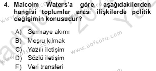 Aile Ekonomisi Dersi 2022 - 2023 Yılı Yaz Okulu Sınavı 4. Soru