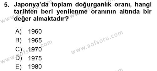 Aile Ekonomisi Dersi 2023 - 2024 Yılı (Vize) Ara Sınavı 5. Soru