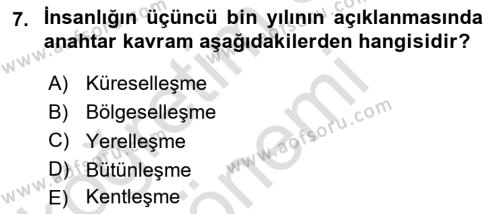 Aile Ekonomisi Dersi 2023 - 2024 Yılı (Vize) Ara Sınavı 7. Soru