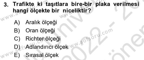 Bilim Felsefesi Dersi 2022 - 2023 Yılı (Final) Dönem Sonu Sınavı 3. Soru