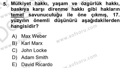 Yurttaşlık ve Çevre Bilgisi Dersi 2018 - 2019 Yılı 3 Ders Sınavı 5. Soru