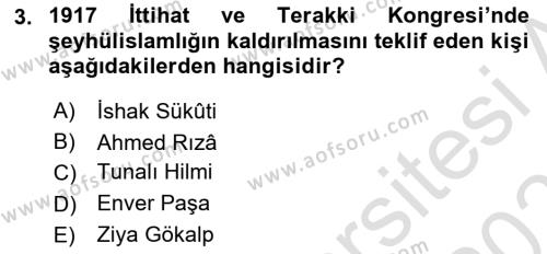 Yurttaşlık ve Çevre Bilgisi Dersi 2020 - 2021 Yılı Yaz Okulu Sınavı 3. Soru