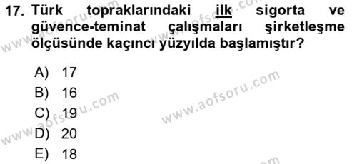 Yurttaşlık ve Çevre Bilgisi Dersi 2022 - 2023 Yılı (Vize) Ara Sınavı 17. Soru