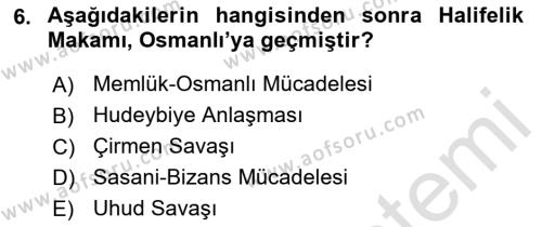 Yurttaşlık ve Çevre Bilgisi Dersi 2022 - 2023 Yılı (Vize) Ara Sınavı 6. Soru