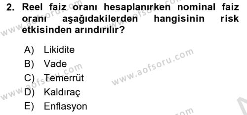 Spor Finansmanı Dersi 2021 - 2022 Yılı Yaz Okulu Sınavı 2. Soru