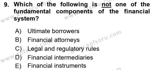 Business Finance 1 Dersi 2018 - 2019 Yılı Yaz Okulu Sınavı 9. Soru