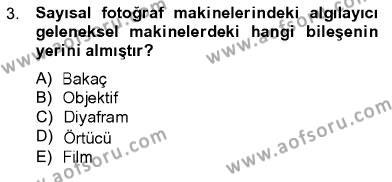 Sayısal Fotoğrafa Giriş Dersi 2012 - 2013 Yılı (Vize) Ara Sınavı 3. Soru