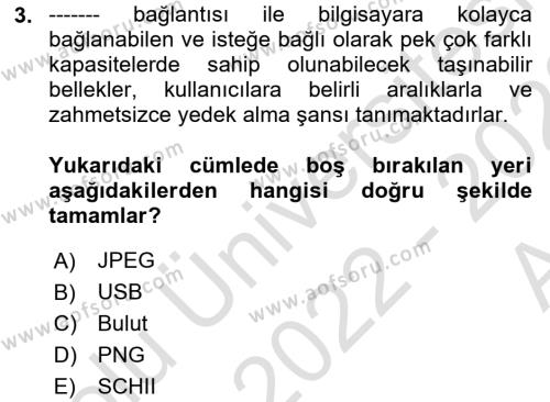 Sayısal Fotoğraf İşleme Teknikleri Dersi 2022 - 2023 Yılı (Vize) Ara Sınavı 3. Soru