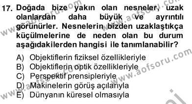 Optik Bakış Dersi 2013 - 2014 Yılı (Vize) Ara Sınavı 17. Soru