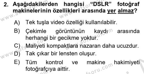  Sayısal Görüntüleme Teknolojileri Dersi 2021 - 2022 Yılı (Final) Dönem Sonu Sınavı 2. Soru