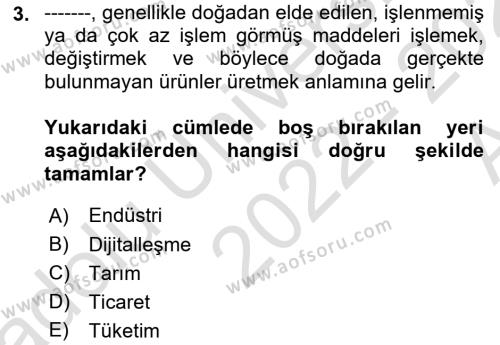  Sayısal Görüntüleme Teknolojileri Dersi 2022 - 2023 Yılı (Vize) Ara Sınavı 3. Soru