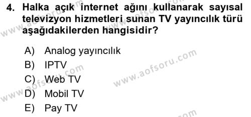  Sayısal Görüntüleme Teknolojileri Dersi 2022 - 2023 Yılı (Vize) Ara Sınavı 4. Soru