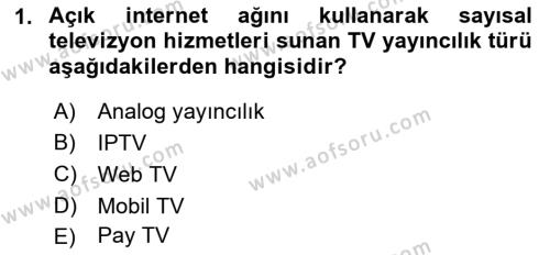  Sayısal Görüntüleme Teknolojileri Dersi 2023 - 2024 Yılı (Vize) Ara Sınavı 1. Soru