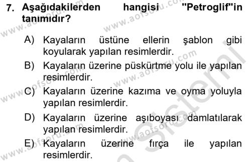 Görsel İletişim ve Tasarım Tarihi Dersi 2021 - 2022 Yılı (Vize) Ara Sınavı 7. Soru