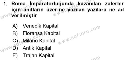 Tipografi Dersi 2023 - 2024 Yılı (Vize) Ara Sınavı 1. Soru