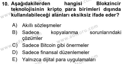 Dijital Kültür Dersi 2023 - 2024 Yılı (Vize) Ara Sınavı 10. Soru