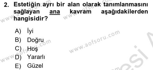 Yeni Medya Sanatı Dersi 2022 - 2023 Yılı Yaz Okulu Sınavı 2. Soru