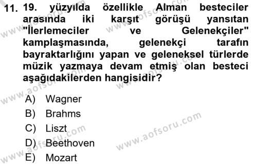 Sanatta Eleştirel Düşünce Dersi 2022 - 2023 Yılı (Vize) Ara Sınavı 11. Soru