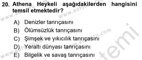 Sanatta Eleştirel Düşünce Dersi 2022 - 2023 Yılı (Final) Dönem Sonu Sınavı 20. Soru