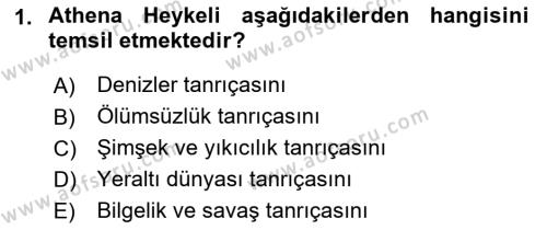 Sanatta Eleştirel Düşünce Dersi 2022 - 2023 Yılı Yaz Okulu Sınavı 1. Soru