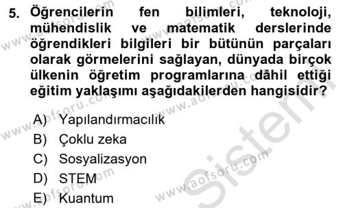 Görsel Tasarımda Yaratıcı Düşünme Teknikleri Dersi 2022 - 2023 Yılı (Vize) Ara Sınavı 5. Soru