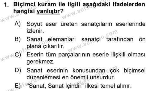 Görsel Tasarımda Yaratıcı Düşünme Teknikleri Dersi 2022 - 2023 Yılı (Final) Dönem Sonu Sınavı 1. Soru