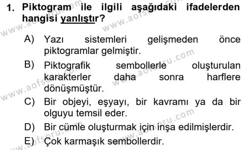 Görsel Tasarımda Yaratıcı Düşünme Teknikleri Dersi 2023 - 2024 Yılı (Final) Dönem Sonu Sınavı 1. Soru