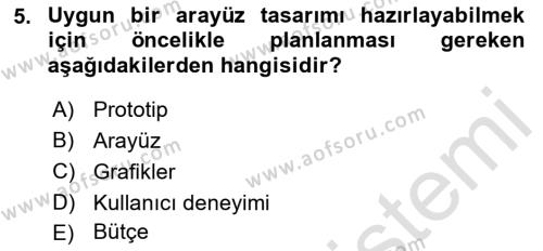 Dijital Görüntüleme İşleme Yöntemleri Dersi 2022 - 2023 Yılı Yaz Okulu Sınavı 5. Soru