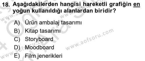 Dijital Görüntüleme İşleme Yöntemleri Dersi 2023 - 2024 Yılı (Vize) Ara Sınavı 18. Soru