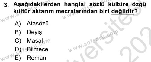 Görsel İletişim Ve Kuramları Dersi 2023 - 2024 Yılı (Vize) Ara Sınavı 3. Soru