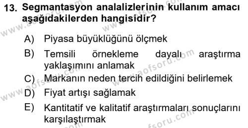 Kurumsal Kimlik Tasarımı Dersi 2023 - 2024 Yılı Yaz Okulu Sınavı 13. Soru